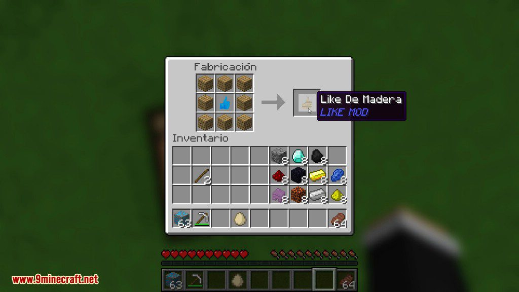 Like Mod Crafting Recipes 1