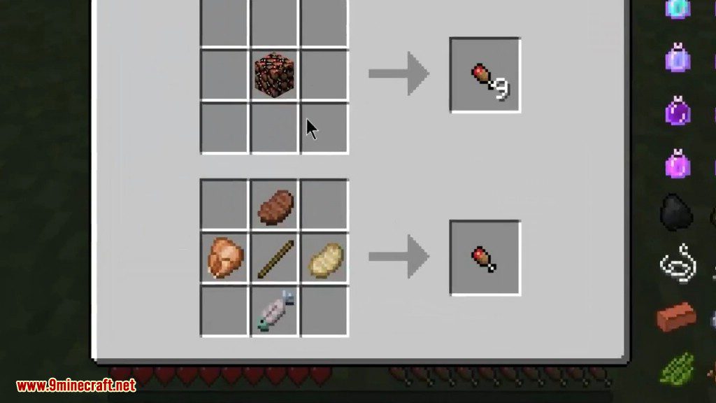 The Meat Mod Crafting Recipes 1