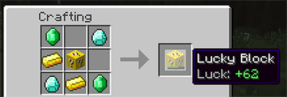 Lucky Block Mod Crafting Recipes 2