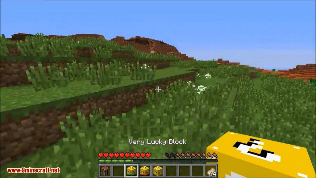 Lucky Block Only World Mod For Fabric 1.16.5,1.17.1,1.18.2