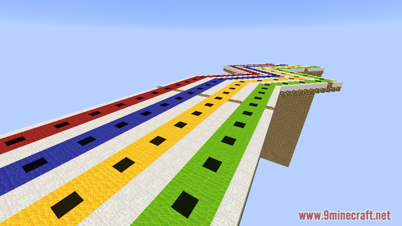 Lucky Blocks Race Map for Minecraft