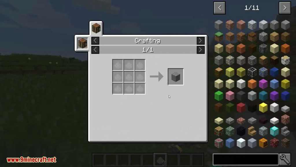 Pieces of Ore Mod Crafting Recipes 1