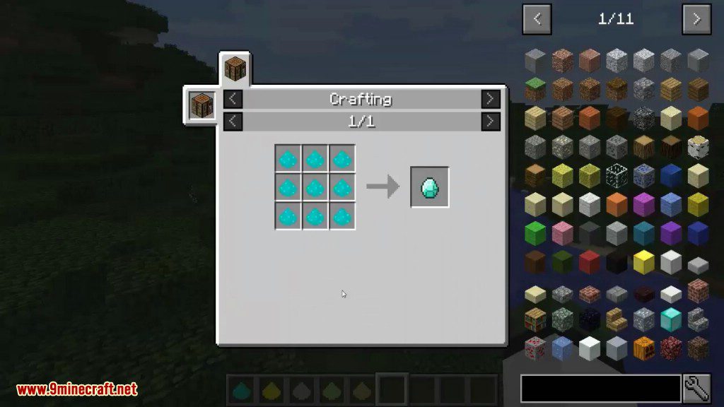 Pieces of Ore Mod Crafting Recipes 2