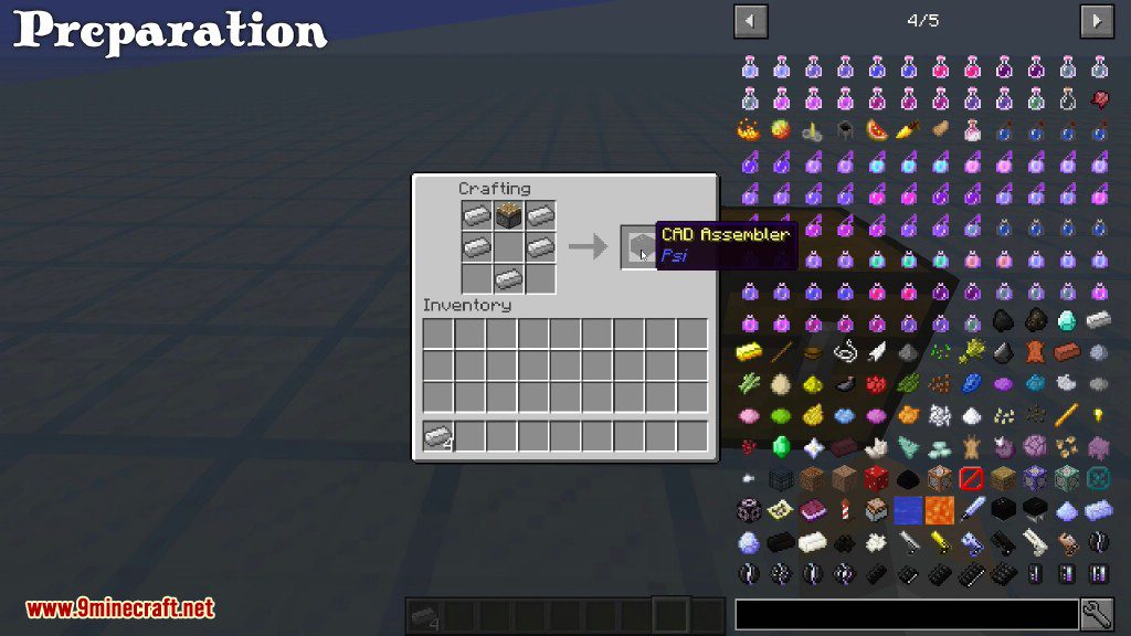 Psi Mod Crafting Recipes 1