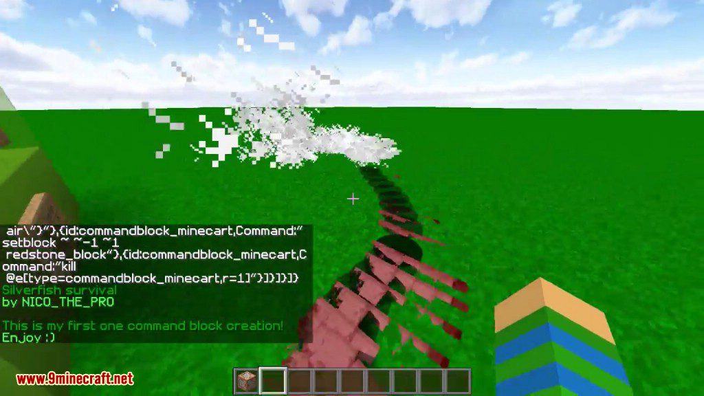 Silverfish Survival Challenge Command Block Screenshots 2