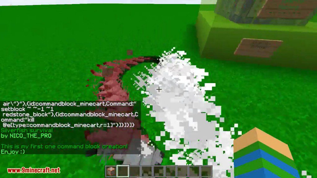 Silverfish Survival Challenge Command Block Screenshots 3