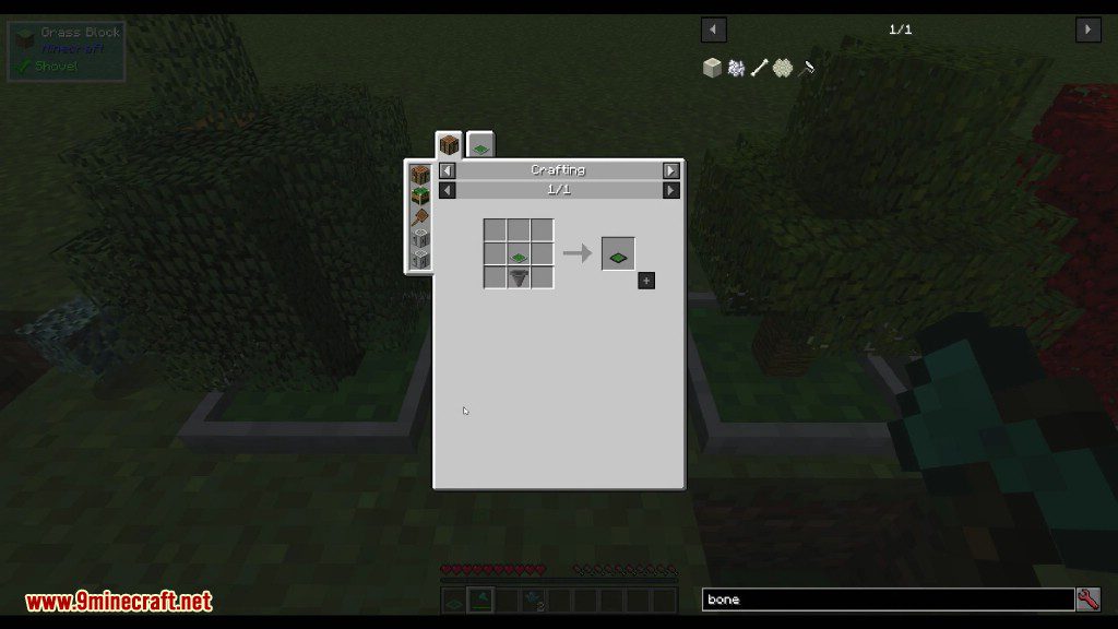 Bonsai Trees Mod Crafting Recipes 2