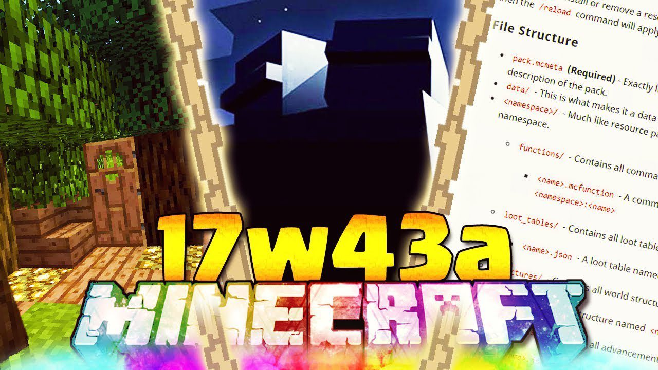 Minecraft 1.13 Snapshot 17w43b