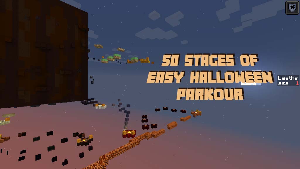 50 Stages Of Easy Halloween Parkour Map Thumbnail