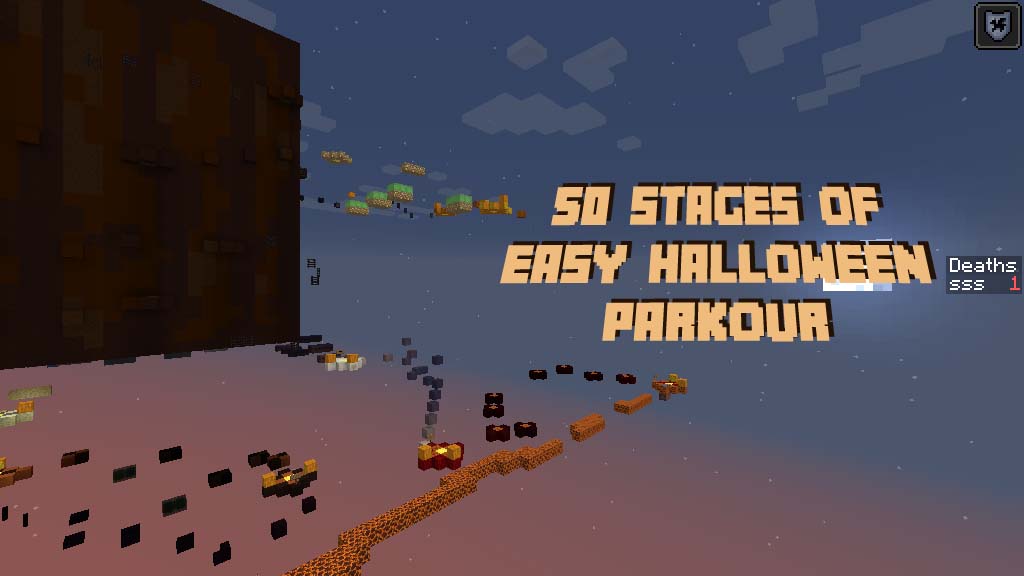 50 Stages Of Easy Halloween Parkour Map Thumbnail