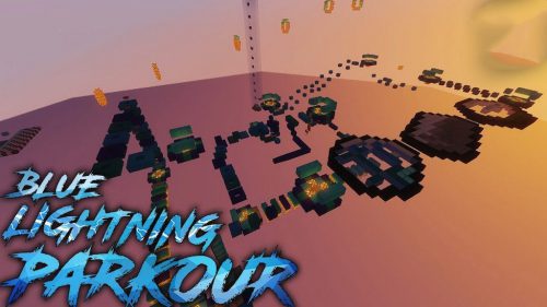 Blue Lightning Parkour Map Thumbnail