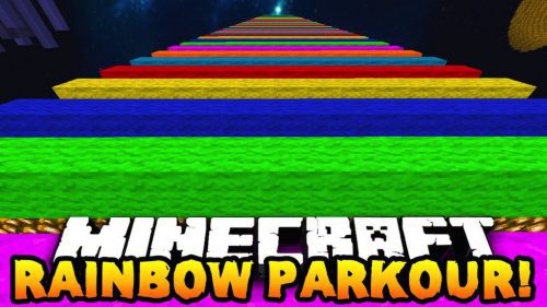 Easiest Rainbow Parkour Map Thumbnail