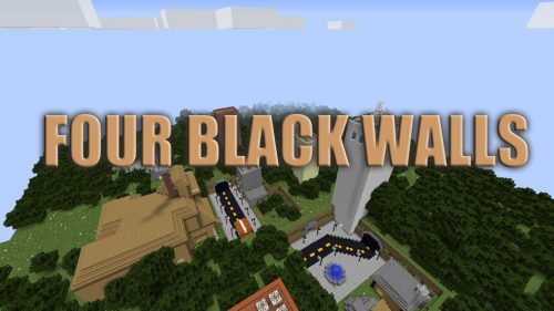 Four Black Walls Map Thumbnail