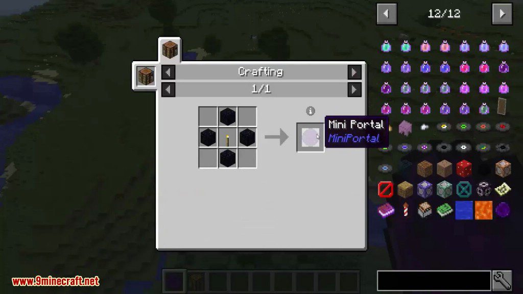 MiniPortal Mod Crafting Recipes 1