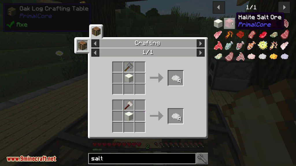 PrimalCore Mod Crafting Recipes 11