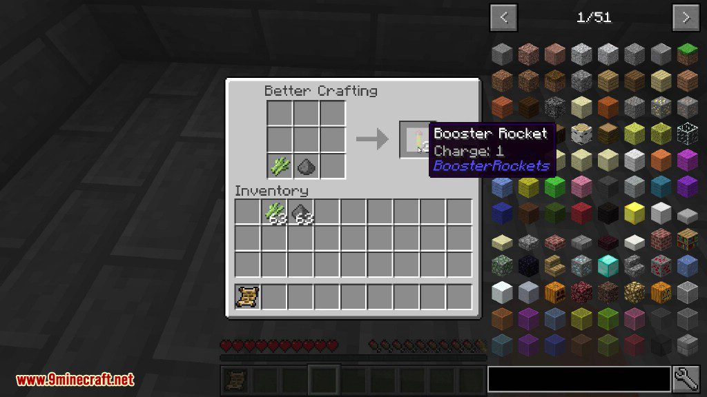 Booster Rockets Mod Crafting Recipes 1