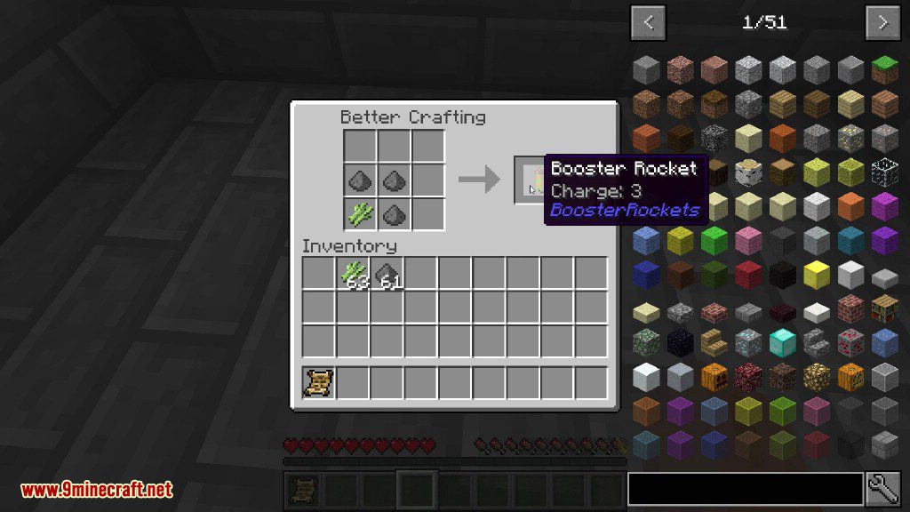 Booster Rockets Mod Crafting Recipes 2