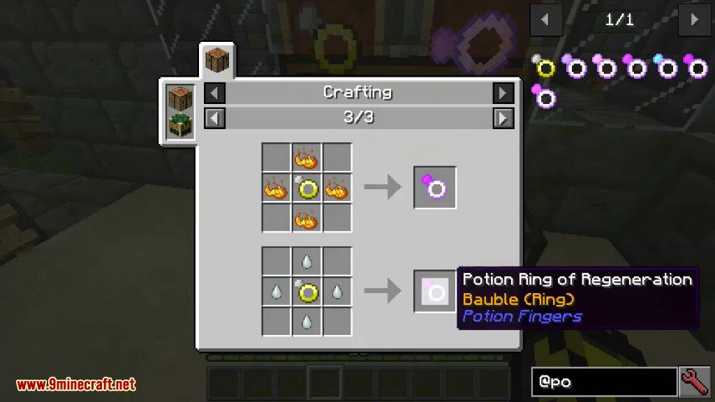 Potion Fingers Mod Crafting Recipes 7