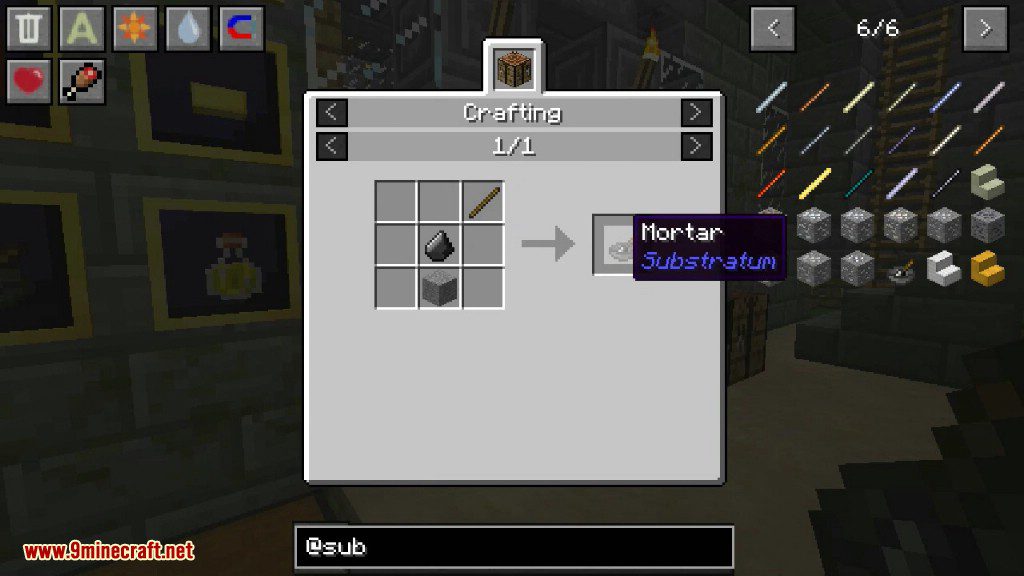 Substratum Mod Crafting Recipes 1