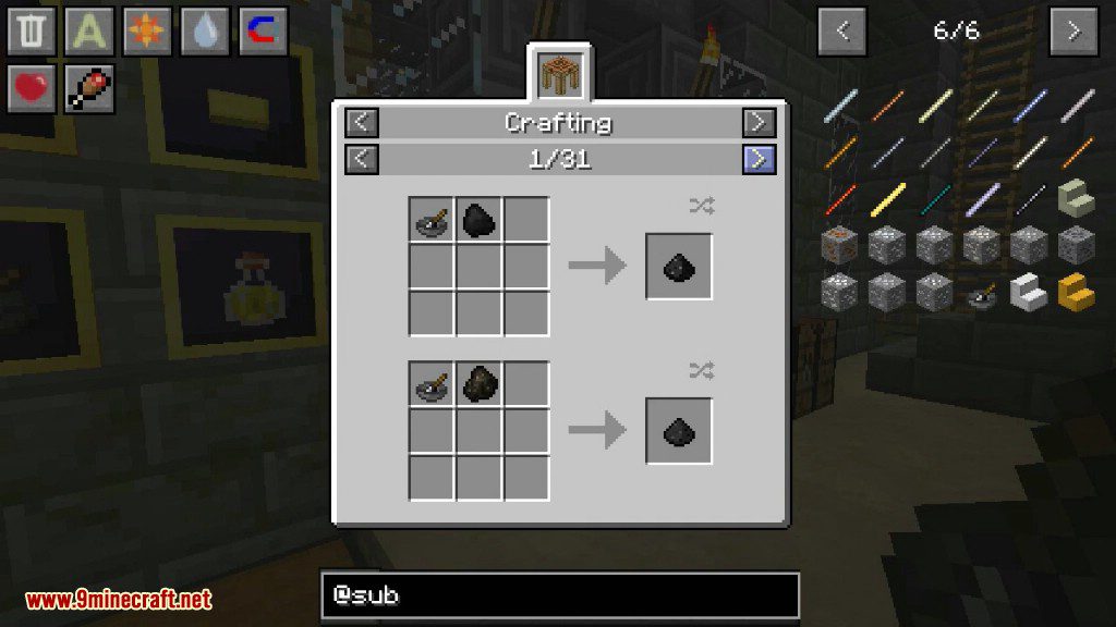 Substratum Mod Crafting Recipes 2