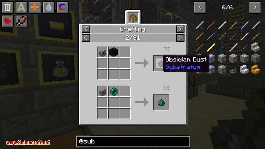 Substratum Mod Crafting Recipes 3