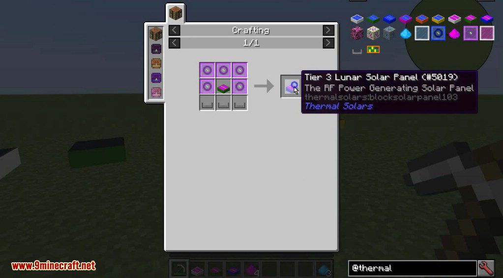 Thermal Solars Mod Crafting Recipes 7