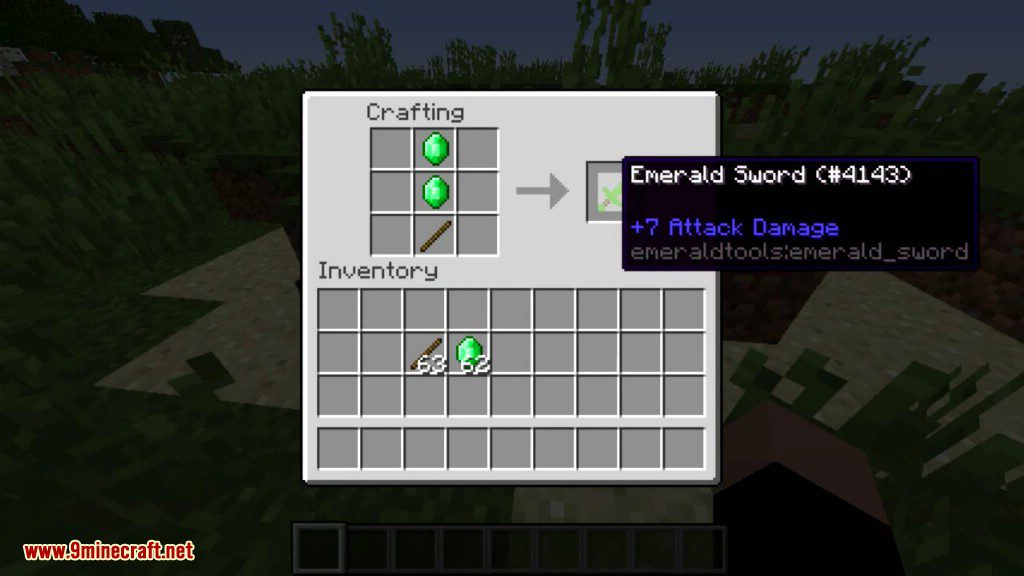 Emerald Tools Mod 1.10.2/1.7.10 (More Durability Than Diamond ...