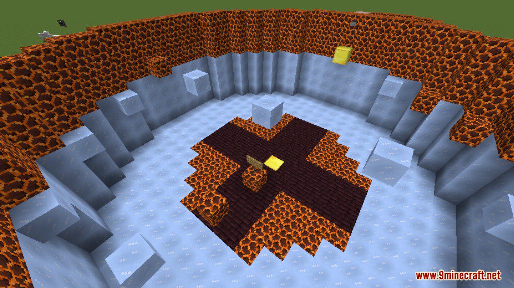 Lava and Ice Parkour Map Screenshots 8