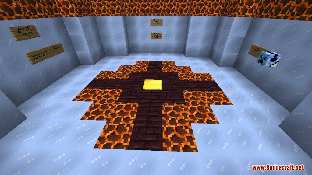 Lava and Ice Parkour Map Screenshots 9