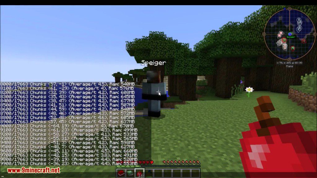 Chunk Pregenerator Mod 1 17 1 16 5 Pregenerate Worlds 9minecraft Net