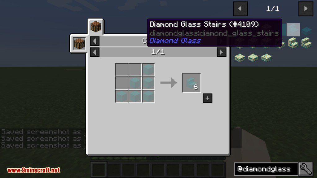 Diamond Glass Mod Crafting Recipes 10