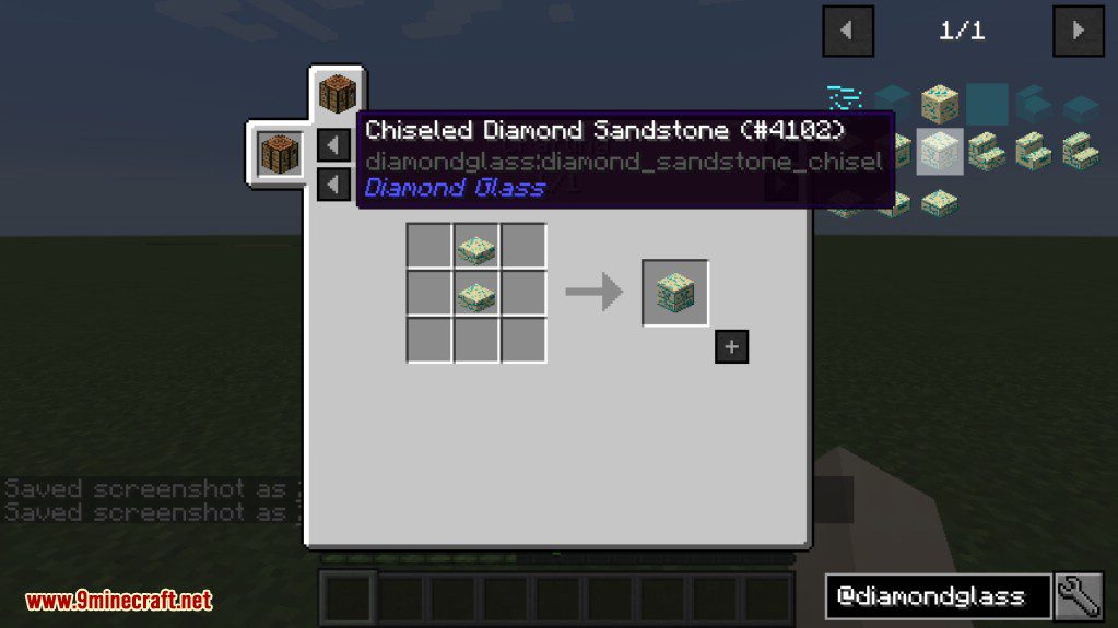 Diamond Glass Mod Crafting Recipes 13