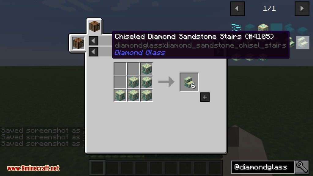 Diamond Glass Mod Crafting Recipes 14