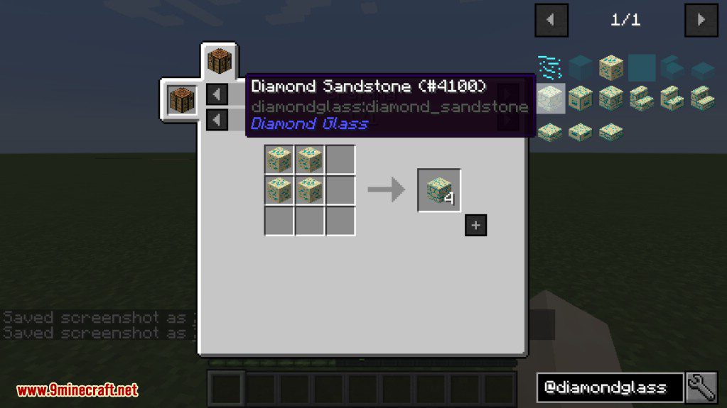 Diamond Glass Mod Crafting Recipes 5