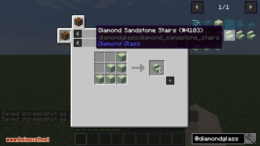 Diamond Glass Mod Crafting Recipes 6