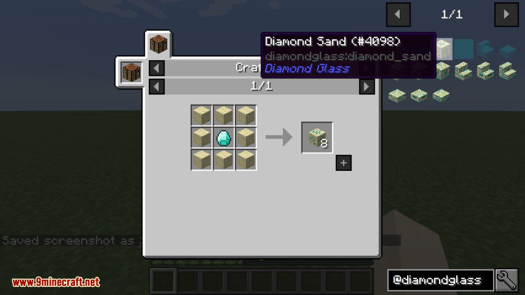 Diamond Glass Mod Crafting Recipes 8