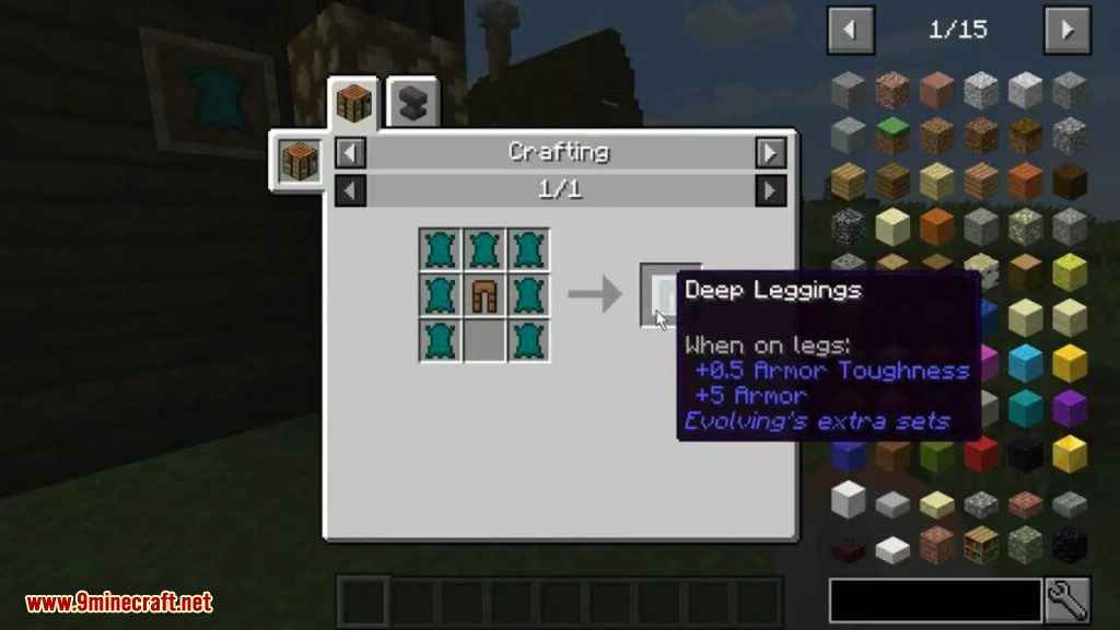 Evolving’s Extra Sets Mod Crafting Recipes 7