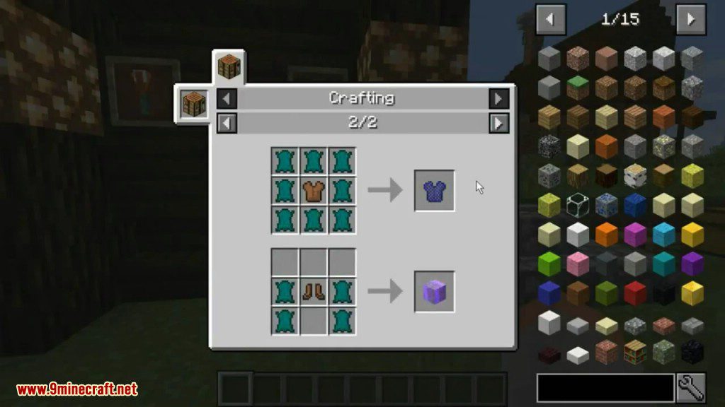 Evolving’s Extra Sets Mod Crafting Recipes 8