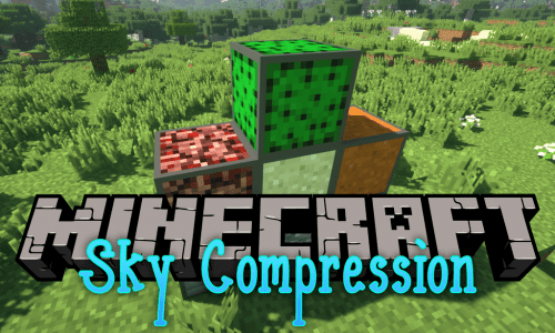 Sky Compression mod for minecraft logo