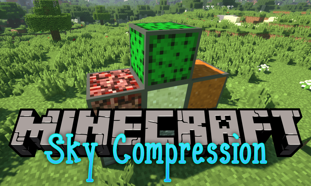 Sky Compression mod for minecraft logo