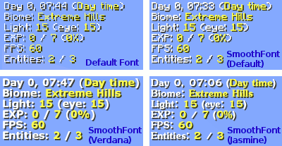 Smooth Font Mod Screenshots 1