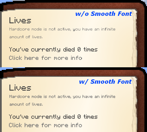 Smooth Font Mod Screenshots 5