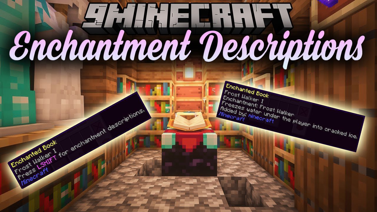 Enchantment Descriptions Mod (1.20.4, 1.19.4) - Display a Brief Description  