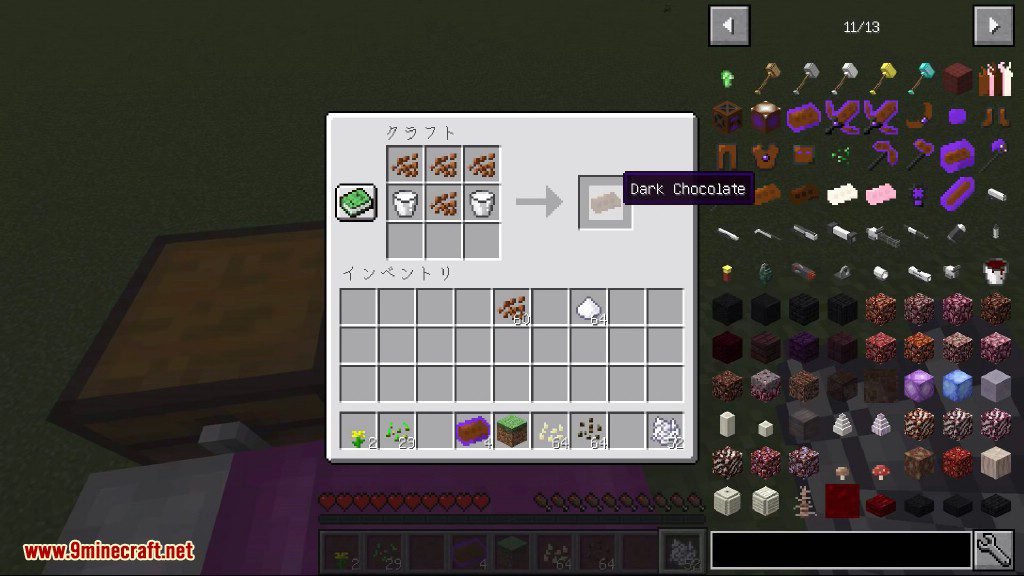 Magical Chocolate Mod Crafting Recipes 1