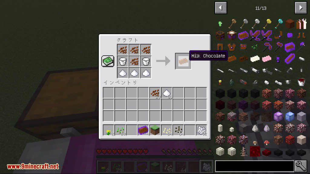 Magical Chocolate Mod Crafting Recipes 2