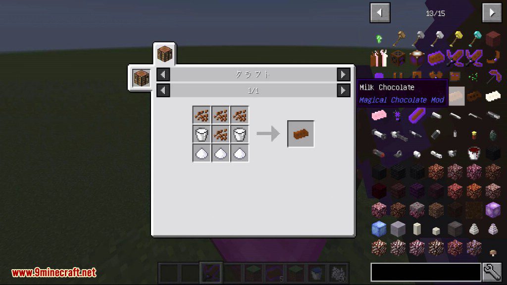 Magical Chocolate Mod Crafting Recipes 5