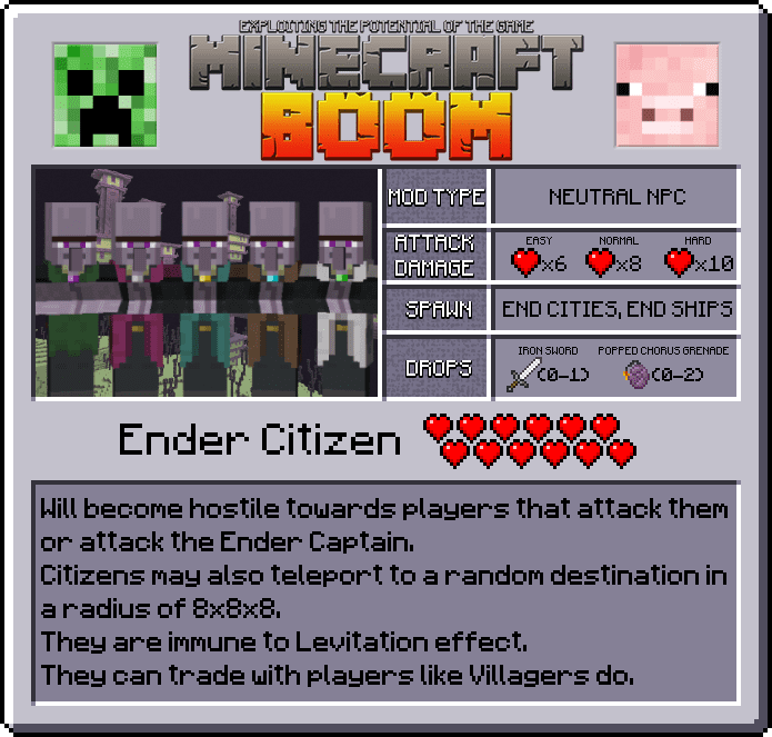 Minecraft Boom Mod Features 1