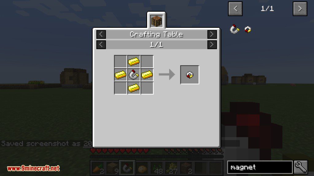 Simple Magnet Mod Crafting Recipes 2