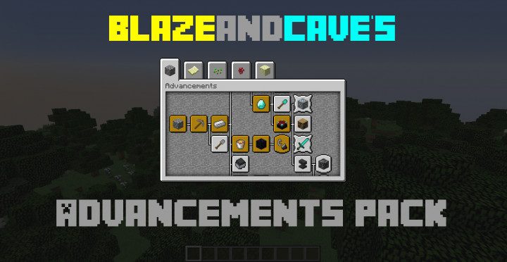 BlazeandCave’s Advancements Resource Pack