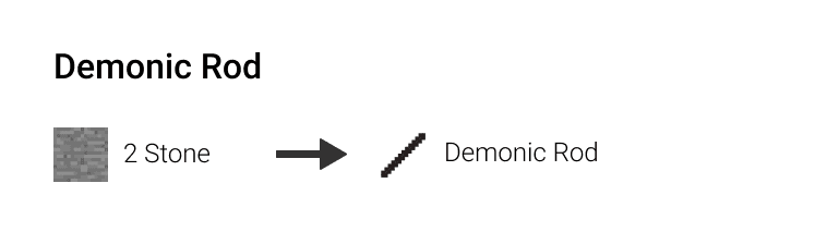 Demonology Mod Crafting Recipes 3